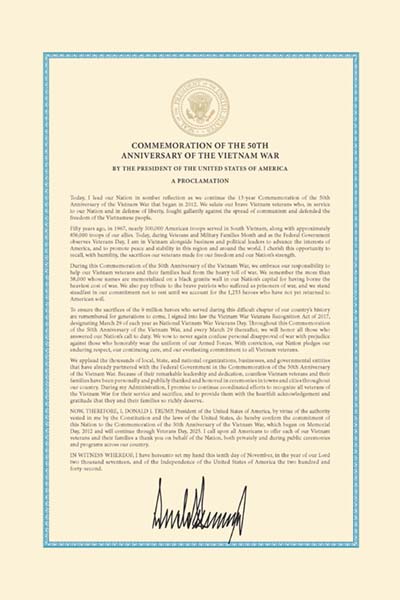 Presidential Proclamation (2017)